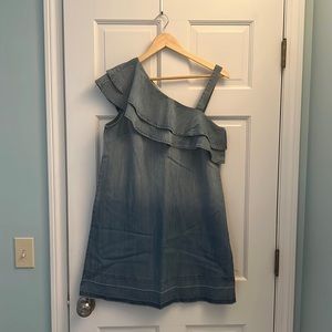 Sugar + Lips Denim Ombré Dress